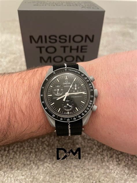 omega speedmaster swatch strap|best strap for Omega Speedmaster.